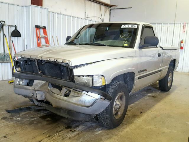 1B7HC16Z41S126020 - 2001 DODGE RAM 1500 SILVER photo 2