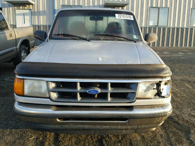 1FTCR10U5PTA54043 - 1993 FORD RANGER SILVER photo 9