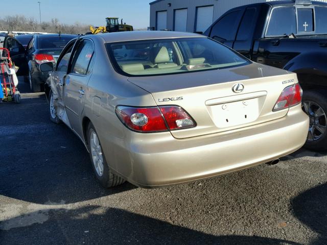 JTHBF30G520052098 - 2002 LEXUS ES 300 GOLD photo 3