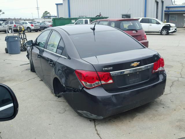 1G1PC5SB6E7457310 - 2014 CHEVROLET CRUZE LT GRAY photo 3