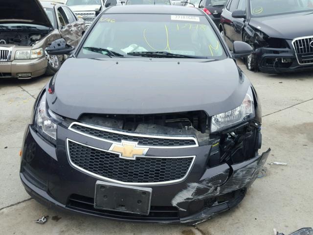 1G1PC5SB6E7457310 - 2014 CHEVROLET CRUZE LT GRAY photo 7