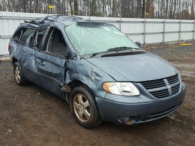 2D4GP44L97R257795 - 2007 DODGE GRAND CARA BLUE photo 1