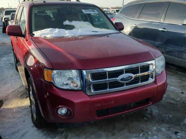 1FMCU04158KB00823 - 2008 FORD ESCAPE LIM RED photo 1