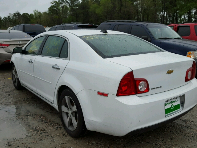 1G1ZC5EU0CF264787 - 2012 CHEVROLET MALIBU 1LT 白色 照片 3