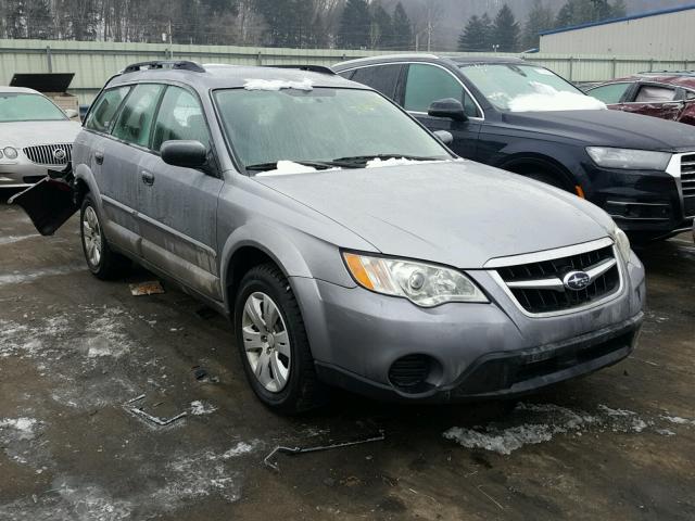 4S4BP60CX87338943 - 2008 SUBARU OUTBACK GRAY photo 1