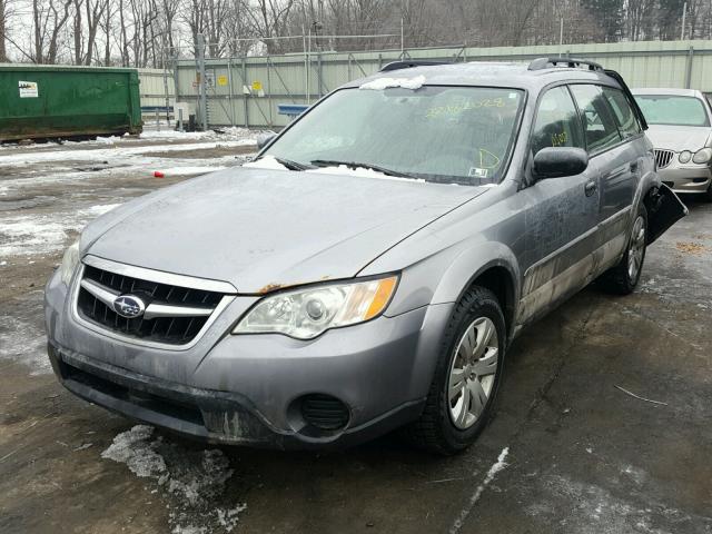 4S4BP60CX87338943 - 2008 SUBARU OUTBACK GRAY photo 2