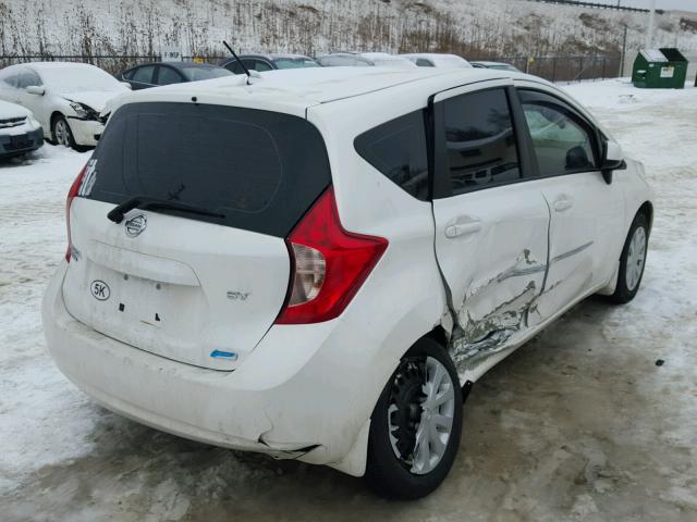 3N1CE2CP6EL405117 - 2014 NISSAN VERSA NOTE WHITE photo 4