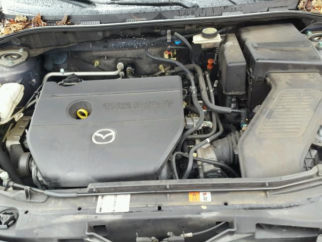 JM1BK12G281816295 - 2008 MAZDA 3 I GRAY photo 7