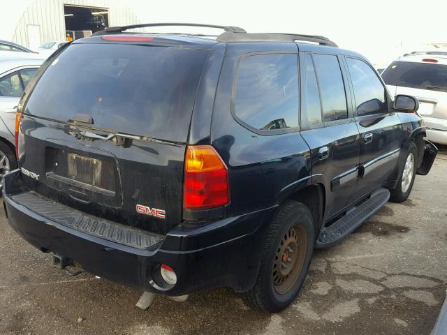 1GKDT13S132229425 - 2003 GMC ENVOY BLACK photo 4