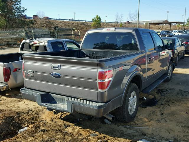 1FTEW1C8XAKE04781 - 2010 FORD F150 SUPER GRAY photo 4