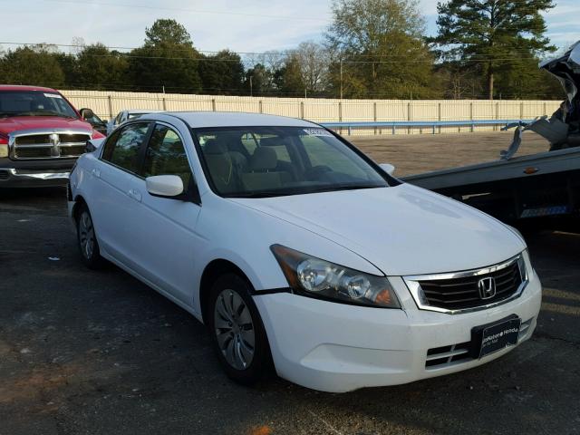 1HGCP2F36AA157762 - 2010 HONDA ACCORD LX WHITE photo 1