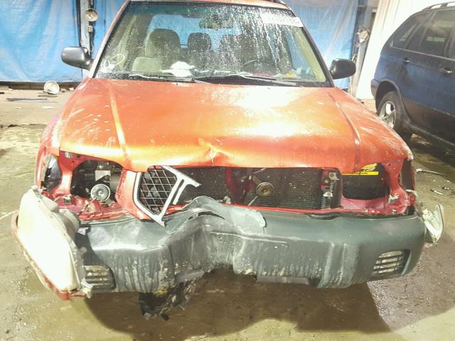 JF1SF63582H717693 - 2002 SUBARU FORESTER L RED photo 9