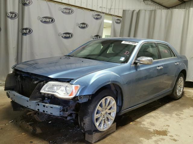 2C3CA6CT8BH592804 - 2011 CHRYSLER 300C BLUE photo 2