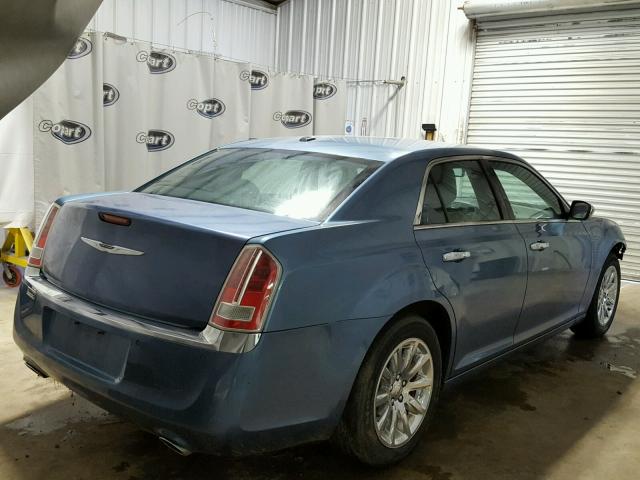 2C3CA6CT8BH592804 - 2011 CHRYSLER 300C BLUE photo 4