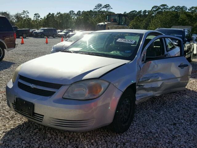 1G1AK15F377277592 - 2007 CHEVROLET COBALT LS SILVER photo 2