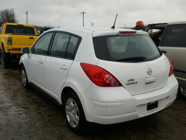 3N1BC1CP7BL429126 - 2011 NISSAN VERSA S WHITE photo 3