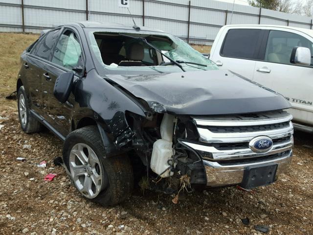 2FMDK3JC6DBB95463 - 2013 FORD EDGE SEL BLACK photo 1