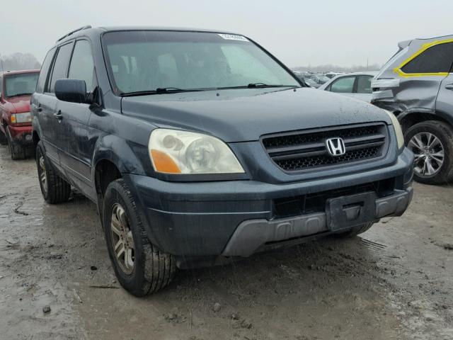 2HKYF18513H590062 - 2003 HONDA PILOT EXL GRAY photo 1