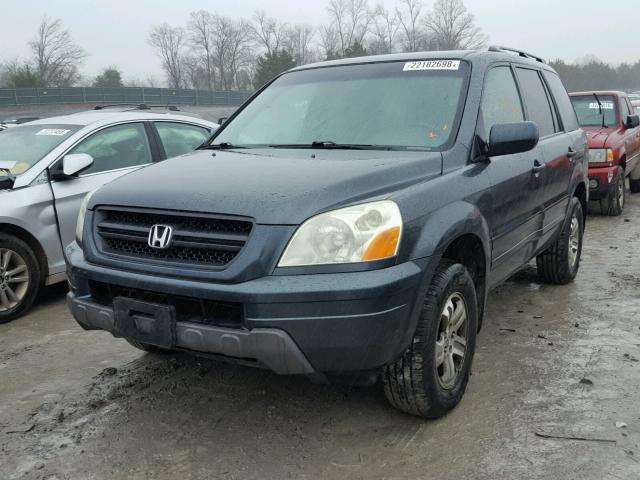 2HKYF18513H590062 - 2003 HONDA PILOT EXL GRAY photo 2