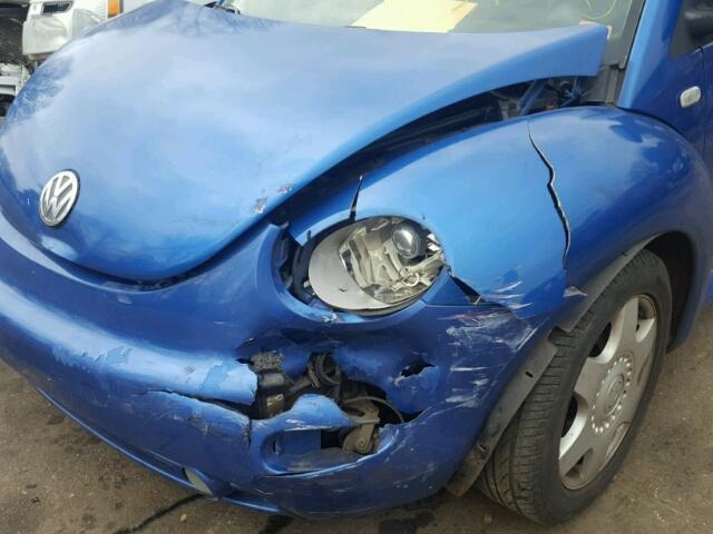3VWCA21C6XM433602 - 1999 VOLKSWAGEN NEW BEETLE 蓝色 照片 9
