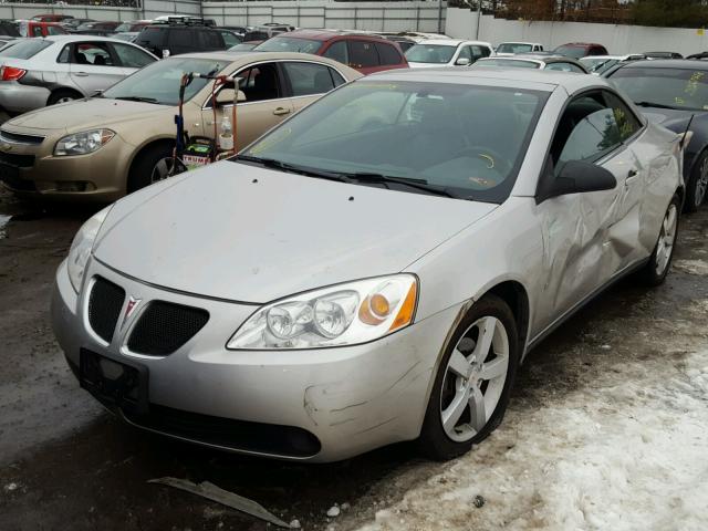 1G2ZH36N874111911 - 2007 PONTIAC G6 GT SILVER photo 2