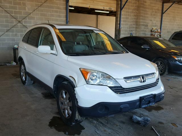 JHLRE48777C008268 - 2007 HONDA CR-V EXL WHITE photo 1