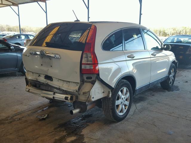 JHLRE48777C008268 - 2007 HONDA CR-V EXL WHITE photo 4