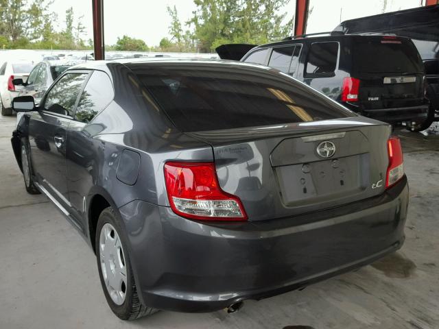 JTKJF5C72C3042173 - 2012 TOYOTA SCION TC 灰色 照片 3