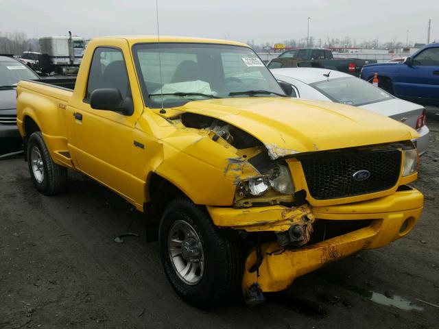 1FTYR10U22TA57139 - 2002 FORD RANGER YELLOW photo 1