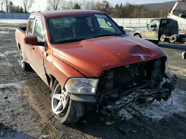 1D3HV18T59S779977 - 2009 DODGE RAM 1500 ORANGE photo 1