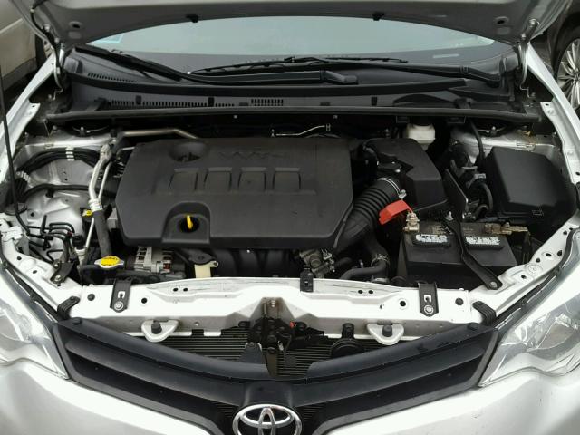 5YFBURHE6EP159247 - 2014 TOYOTA COROLLA L SILVER photo 7