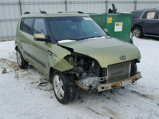 KNDJT2A24A7044275 - 2010 KIA SOUL + GREEN photo 1