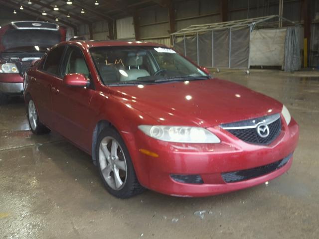 1YVHP80C855M11402 - 2005 MAZDA 6 I MAROON photo 1