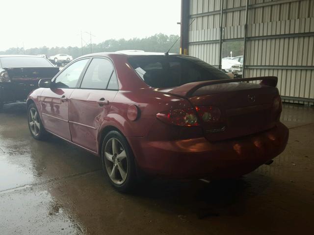 1YVHP80C855M11402 - 2005 MAZDA 6 I MAROON photo 3