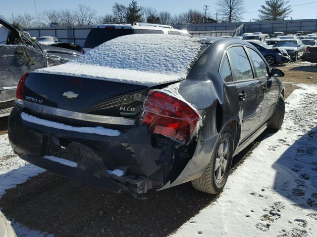 2G1WG5EK0B1128011 - 2011 CHEVROLET IMPALA LT BLACK photo 4