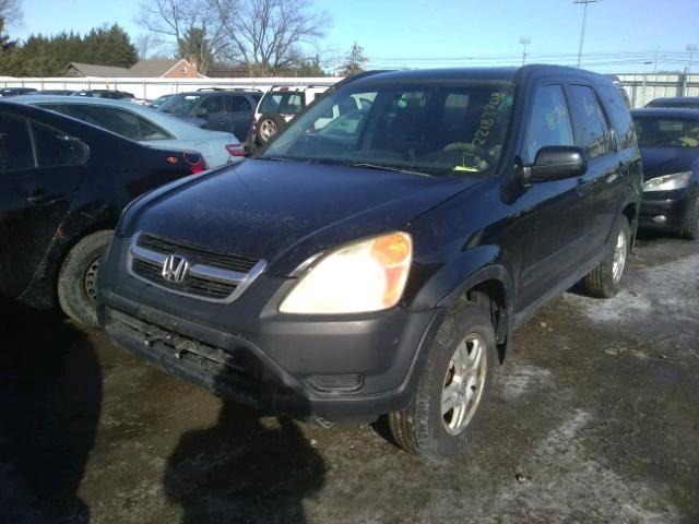 SHSRD788X3U144281 - 2003 HONDA CR-V EX BLACK photo 2