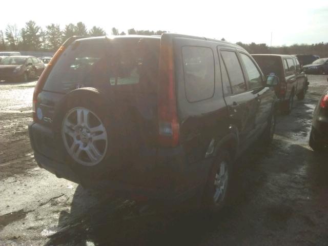 SHSRD788X3U144281 - 2003 HONDA CR-V EX BLACK photo 4