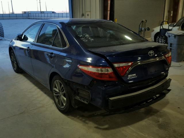 4T1BF1FK3FU897043 - 2015 TOYOTA CAMRY LE BLUE photo 3