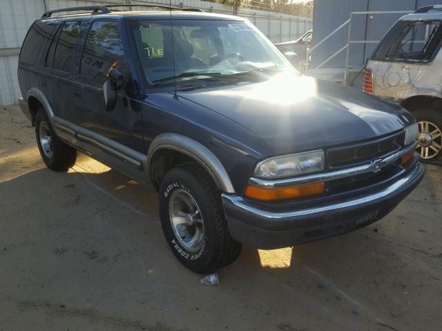 1GNCS13W9Y2237333 - 2000 CHEVROLET BLAZER BLUE photo 1