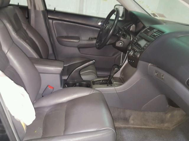 1HGCM56805A182412 - 2005 HONDA ACCORD EX BLUE photo 5