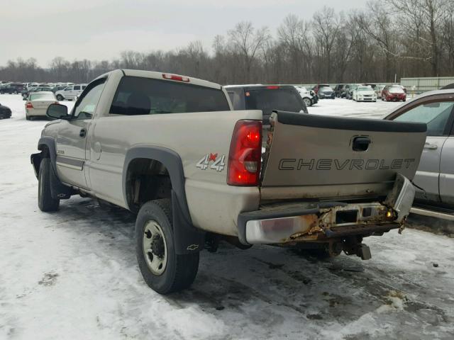 1GCHK24U43E324033 - 2003 CHEVROLET SILVERADO GRAY photo 3