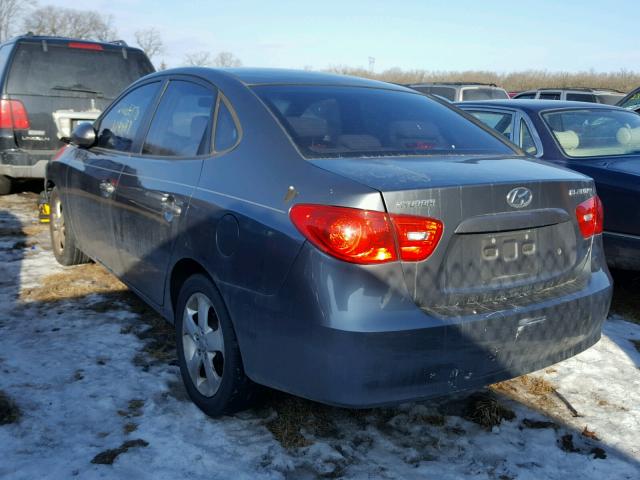 KMHDU46D07U111542 - 2007 HYUNDAI ELANTRA GL WHITE photo 3