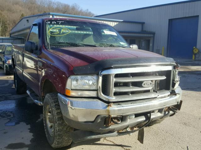 3FTNF21L53MB44847 - 2003 FORD F250 SUPER MAROON photo 1