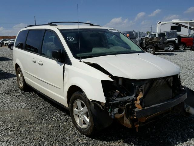 2D4RN3D19AR477243 - 2010 DODGE GRAND CARA WHITE photo 1