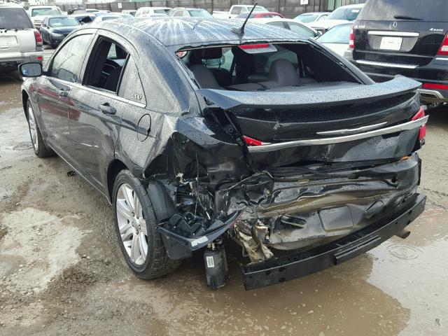 1C3CCBAB3DN660367 - 2013 CHRYSLER 200 LX BLACK photo 3