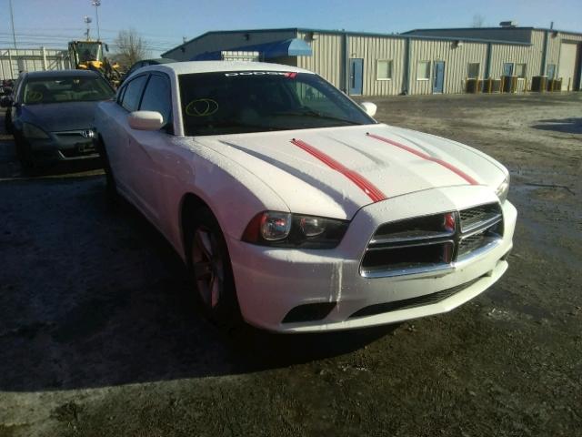 2B3CL3CG5BH530480 - 2011 DODGE CHARGER WHITE photo 1