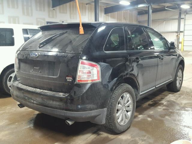 2FMDK48C57BA63309 - 2007 FORD EDGE SEL BLACK photo 4