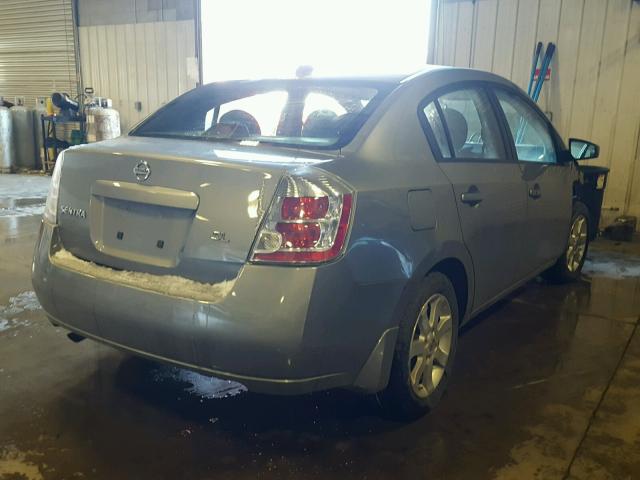 3N1AB61E48L698139 - 2008 NISSAN SENTRA 2.0 GRAY photo 4