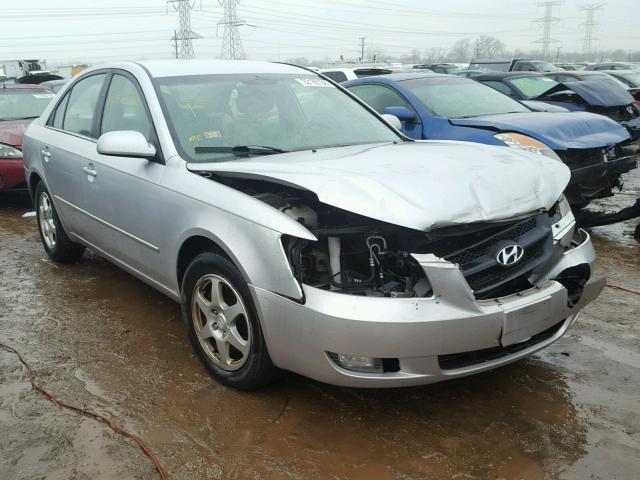 5NPEU46F56H120482 - 2006 HYUNDAI SONATA GLS SILVER photo 1