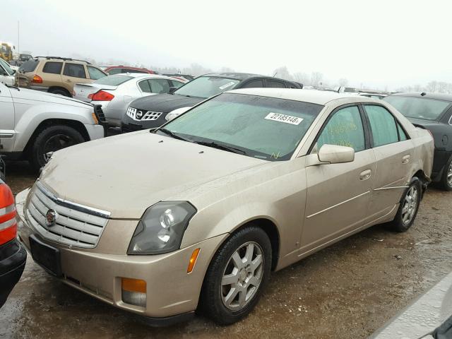 1G6DM57T660190756 - 2006 CADILLAC CTS GOLD photo 2